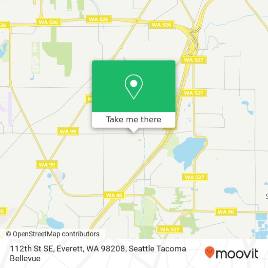 Mapa de 112th St SE, Everett, WA 98208