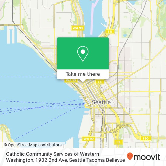 Mapa de Catholic Community Services of Western Washington, 1902 2nd Ave