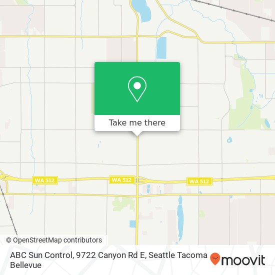 ABC Sun Control, 9722 Canyon Rd E map