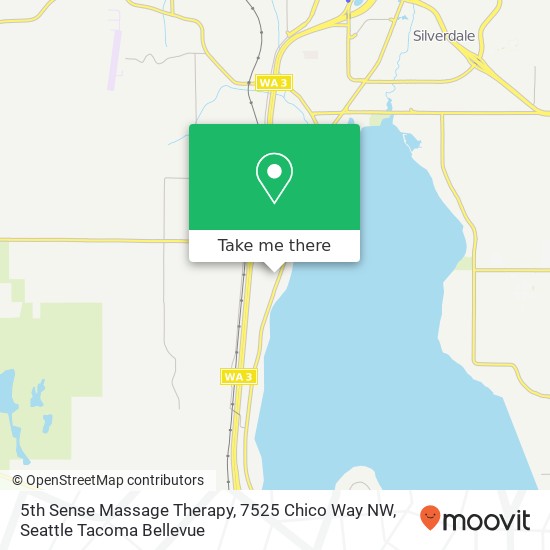 5th Sense Massage Therapy, 7525 Chico Way NW map