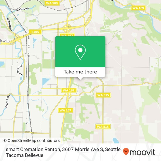 smart Cremation Renton, 3607 Morris Ave S map