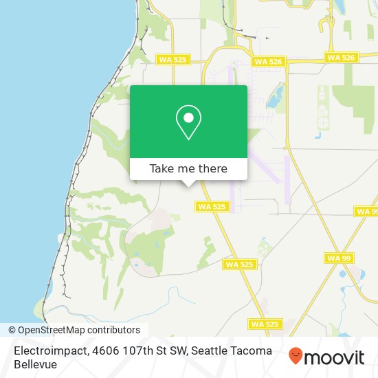 Mapa de Electroimpact, 4606 107th St SW