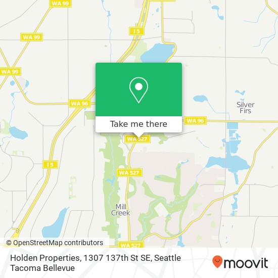 Mapa de Holden Properties, 1307 137th St SE