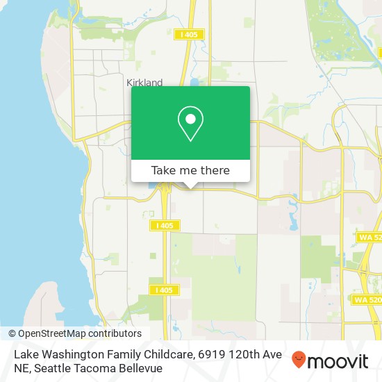 Lake Washington Family Childcare, 6919 120th Ave NE map