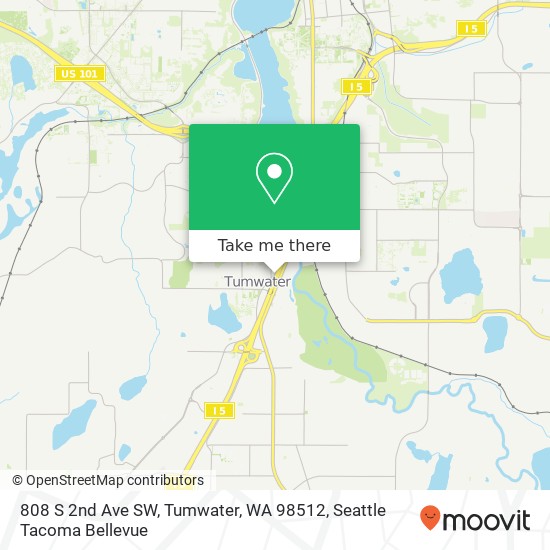 808 S 2nd Ave SW, Tumwater, WA 98512 map