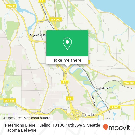 Mapa de Petersons Diesel Fueling, 13100 48th Ave S
