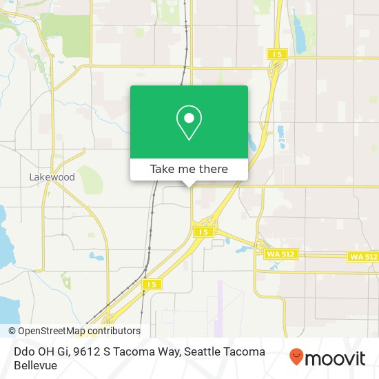 Ddo OH Gi, 9612 S Tacoma Way map