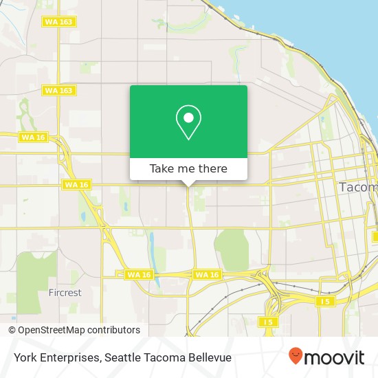 York Enterprises map