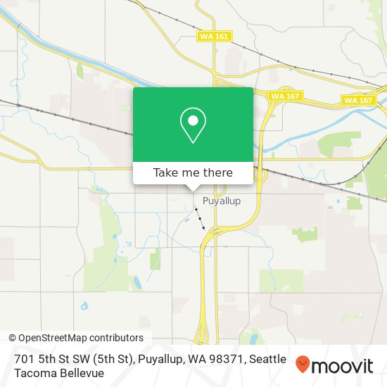 701 5th St SW (5th St), Puyallup, WA 98371 map