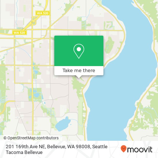 201 169th Ave NE, Bellevue, WA 98008 map