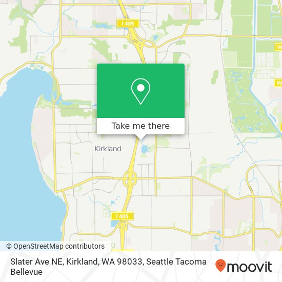 Slater Ave NE, Kirkland, WA 98033 map