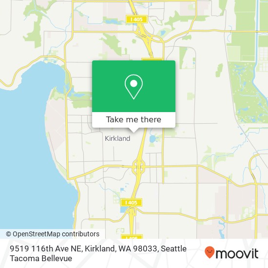 9519 116th Ave NE, Kirkland, WA 98033 map