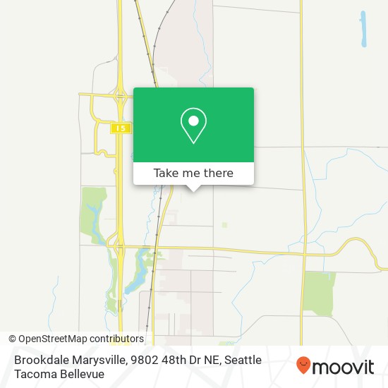 Brookdale Marysville, 9802 48th Dr NE map