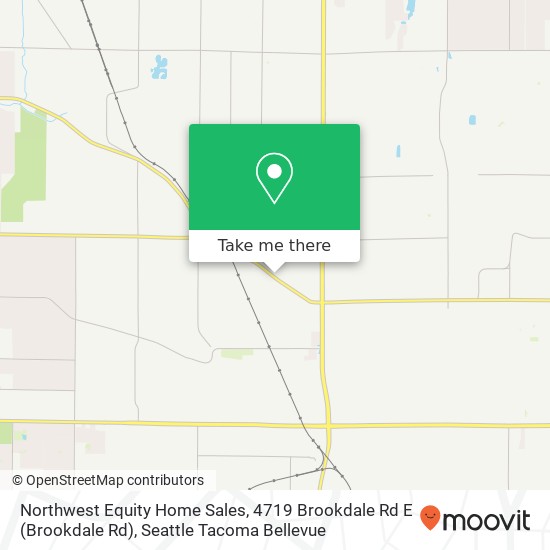 Northwest Equity Home Sales, 4719 Brookdale Rd E map