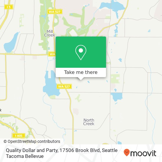 Quality Dollar and Party, 17506 Brook Blvd map