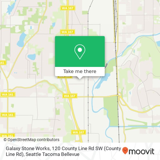 Mapa de Galaxy Stone Works, 120 County Line Rd SW