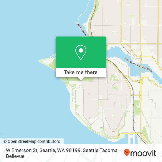 W Emerson St, Seattle, WA 98199 map