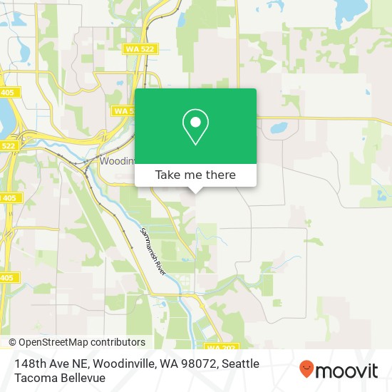 Mapa de 148th Ave NE, Woodinville, WA 98072