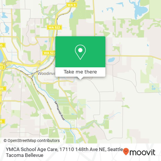 Mapa de YMCA School Age Care, 17110 148th Ave NE