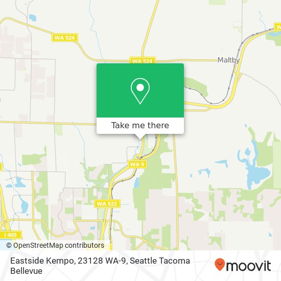 Eastside Kempo, 23128 WA-9 map