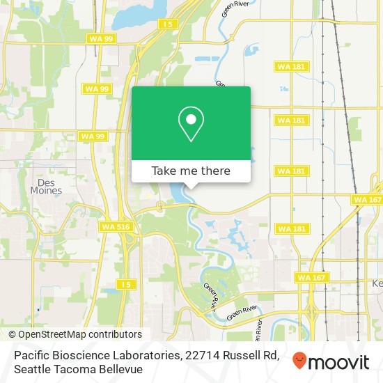 Pacific Bioscience Laboratories, 22714 Russell Rd map