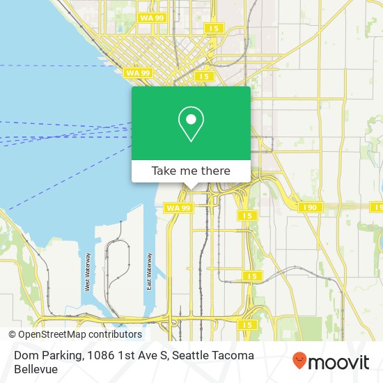Dom Parking, 1086 1st Ave S map