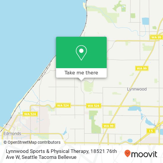 Lynnwood Sports & Physical Therapy, 18521 76th Ave W map