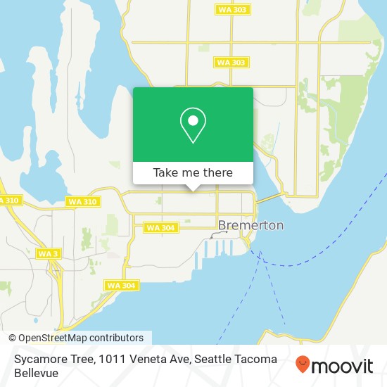 Mapa de Sycamore Tree, 1011 Veneta Ave