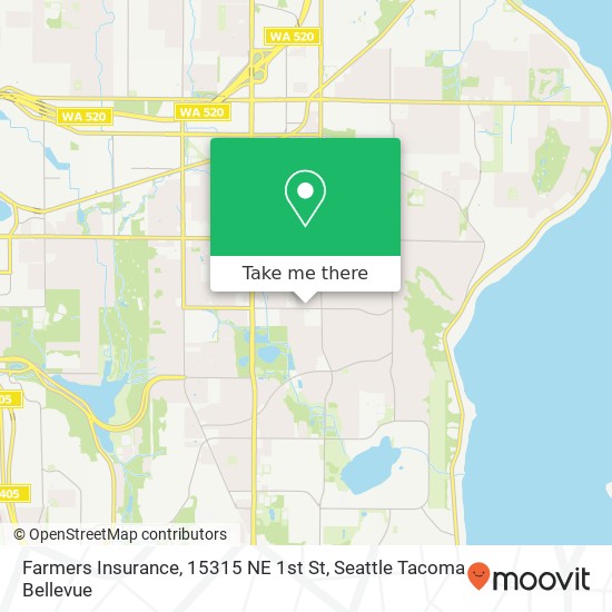 Mapa de Farmers Insurance, 15315 NE 1st St