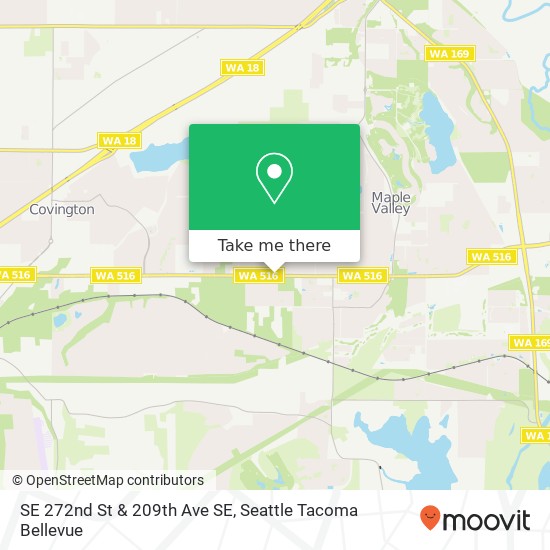 SE 272nd St & 209th Ave SE map