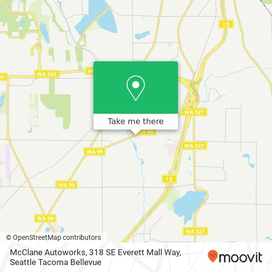 McClane Autoworks, 318 SE Everett Mall Way map