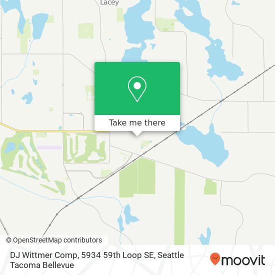 Mapa de DJ Wittmer Comp, 5934 59th Loop SE