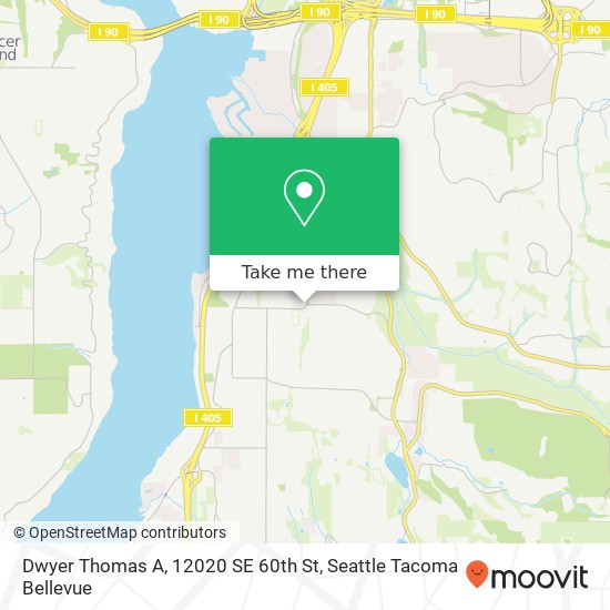 Mapa de Dwyer Thomas A, 12020 SE 60th St