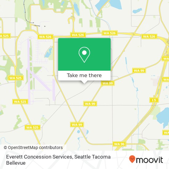 Everett Concession Services map