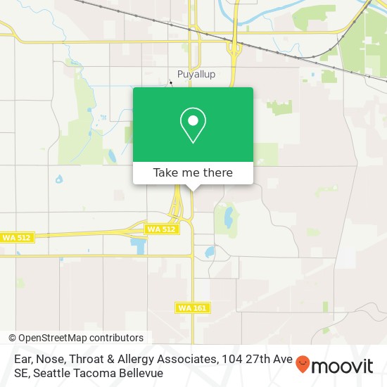 Ear, Nose, Throat & Allergy Associates, 104 27th Ave SE map