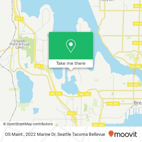 DS Maint., 2022 Marine Dr map