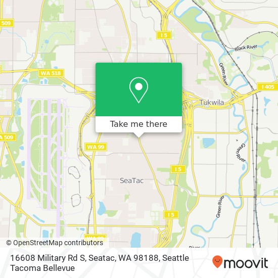 16608 Military Rd S, Seatac, WA 98188 map