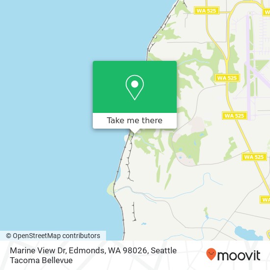 Marine View Dr, Edmonds, WA 98026 map