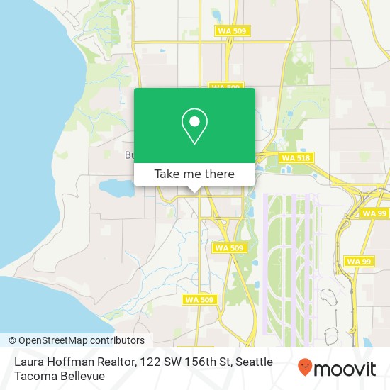 Laura Hoffman Realtor, 122 SW 156th St map