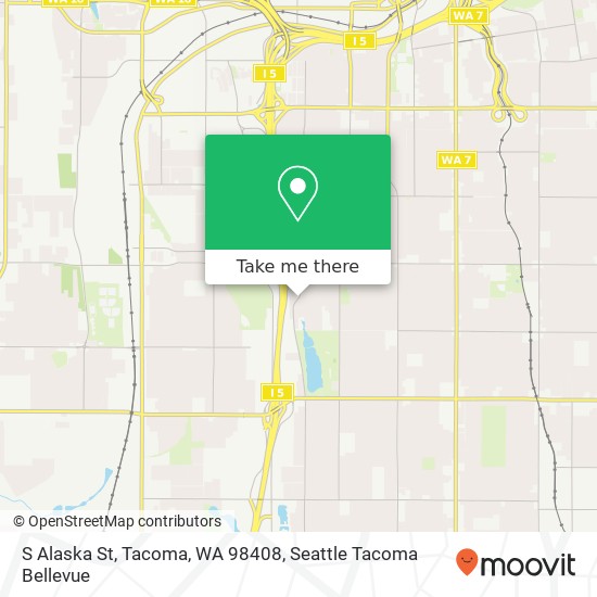 Mapa de S Alaska St, Tacoma, WA 98408
