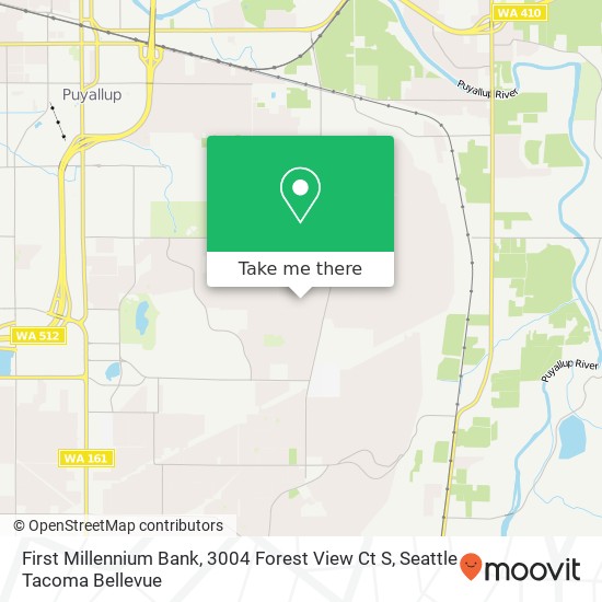 First Millennium Bank, 3004 Forest View Ct S map