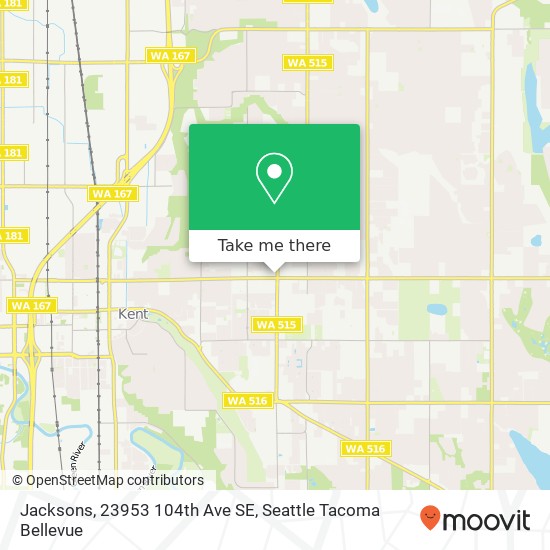 Jacksons, 23953 104th Ave SE map