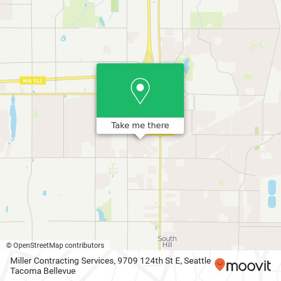 Mapa de Miller Contracting Services, 9709 124th St E