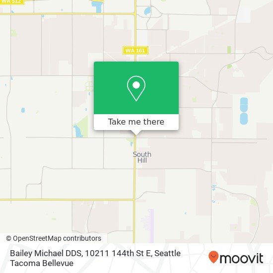 Mapa de Bailey Michael DDS, 10211 144th St E