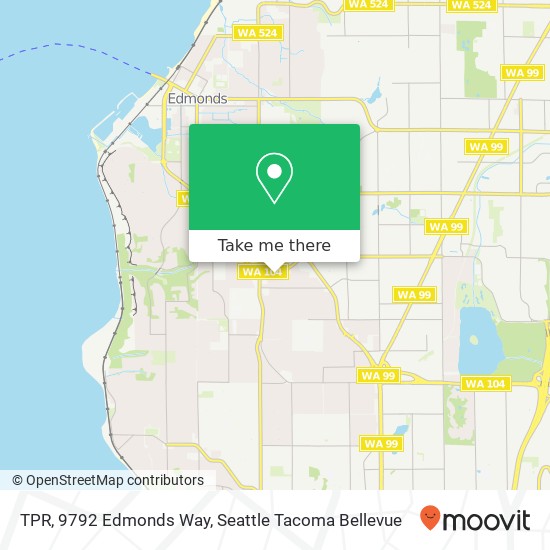 Mapa de TPR, 9792 Edmonds Way