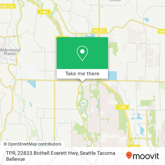 Mapa de TPR, 22833 Bothell Everett Hwy