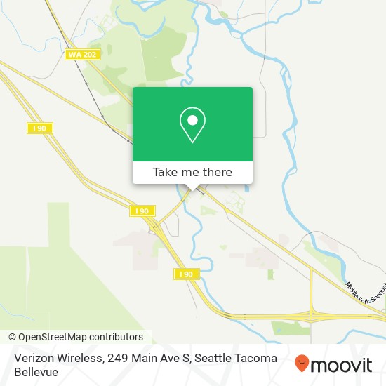 Verizon Wireless, 249 Main Ave S map