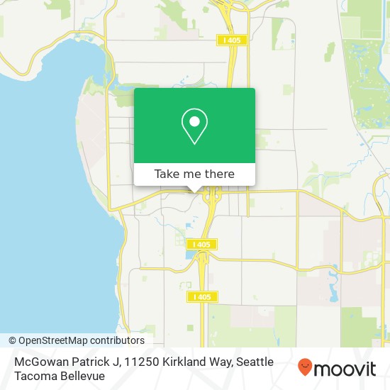 Mapa de McGowan Patrick J, 11250 Kirkland Way
