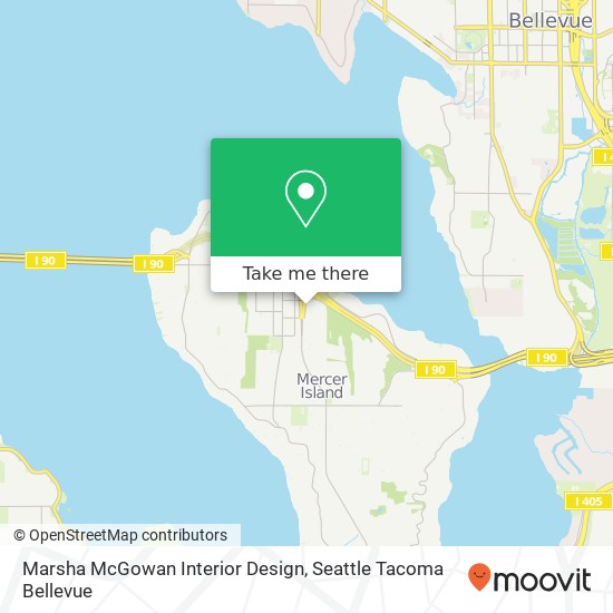 Marsha McGowan Interior Design map