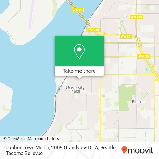 Jobber Town Media, 2009 Grandview Dr W map